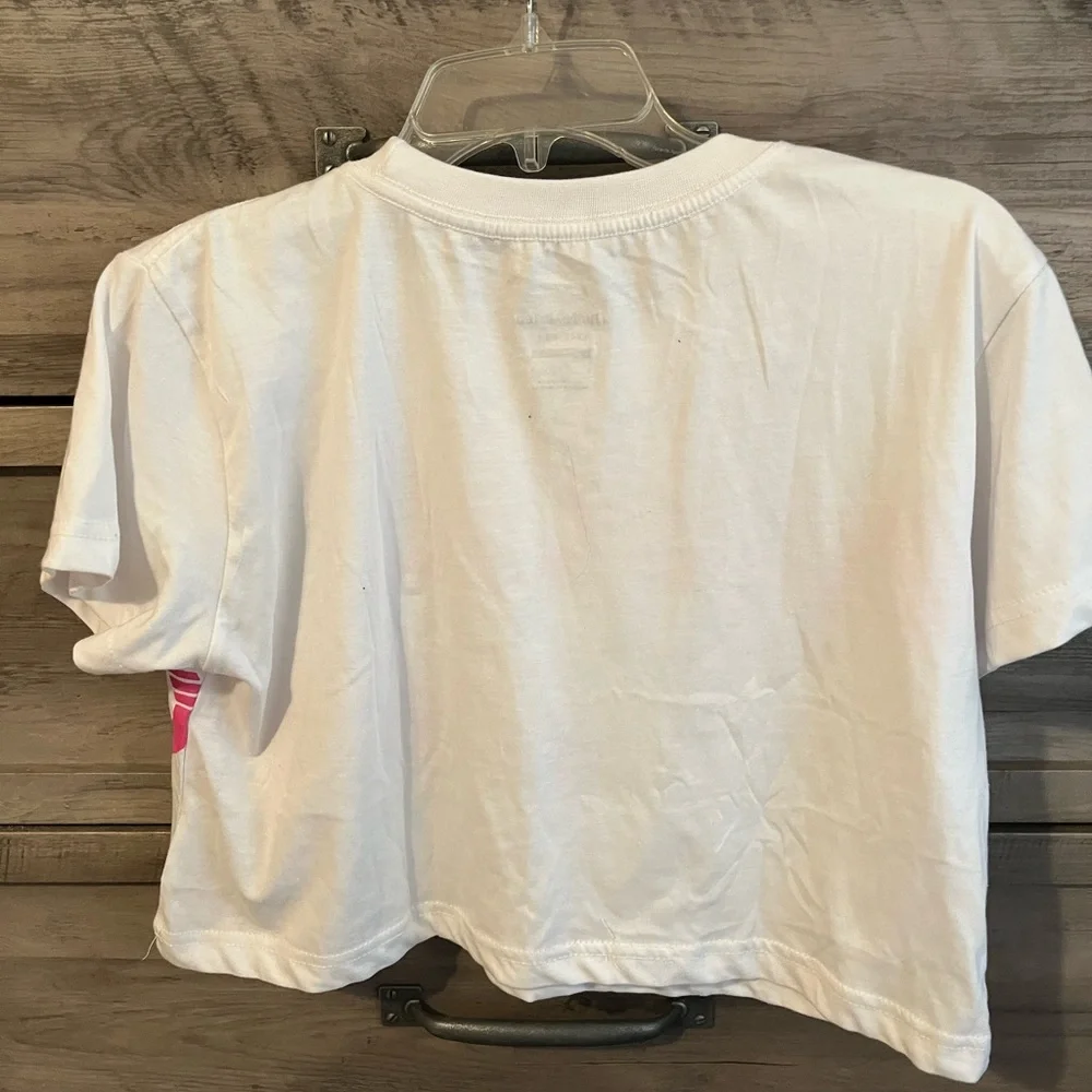 Nike White and Pink Tee - Picture 3 of 4